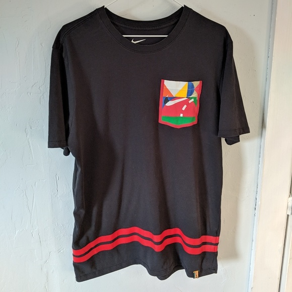 the nike tee athletic cut mens